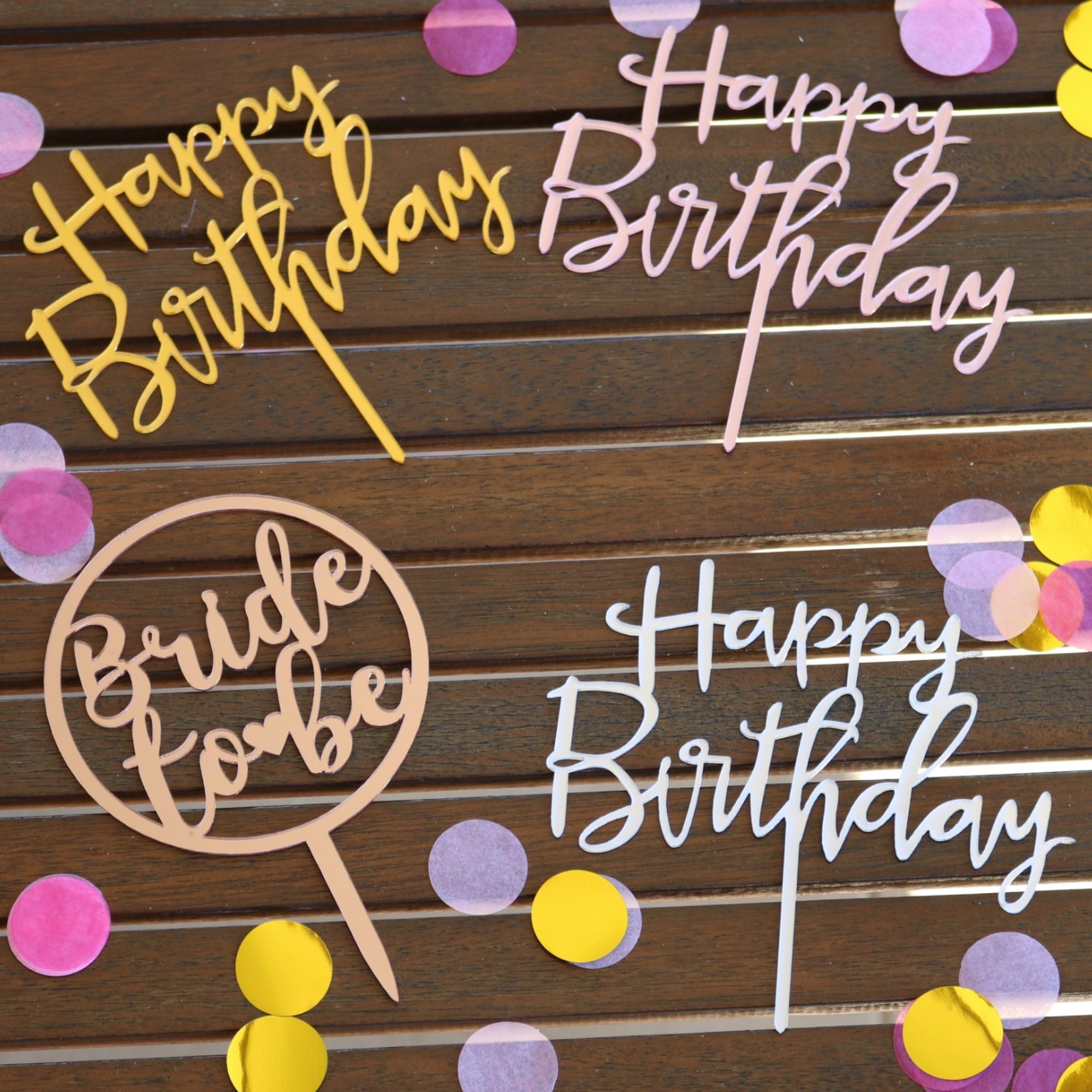 Cake Toppers Birthday and Party Supplies