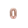 Giant Rose Gold Number Balloons, 32" & 40"
