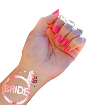 Bride and Bride Tribe Tattoos, Hen Party Accessories