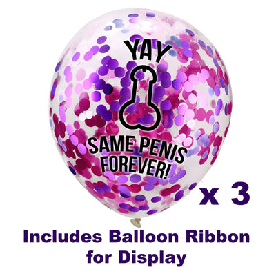 Same Penis Forever Balloons, Willy Balloons - Hen Night Accessories