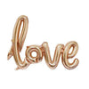 Love Balloon & Heart - Rose Gold, Gold, Pink, Red, Silver