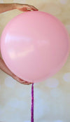 Jumbo Pink Balloons, Giant Blue Balloons - Boy or Girl Baby Shower Decorations