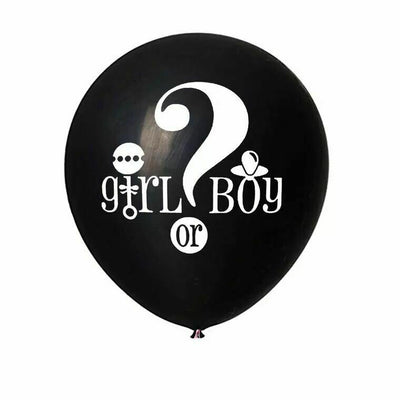 Gender Reveal Balloon Decorations, Boy or Girl Baby Shower Banner