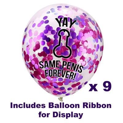 Same Penis Forever Balloons, Willy Balloons - Hen Night Accessories