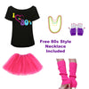 80s Fancy Dress Outfit with I Love the 80s Top