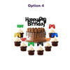 Gaming Party Supplies - Cake Toppers, Balloons, Banner
