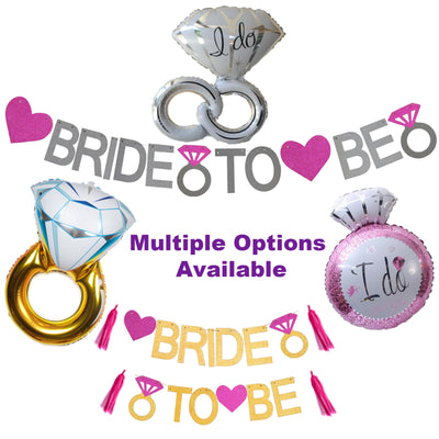 Bride to Be Banners & Balloons, Bridal Shower Decorations