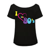 I Love the 80s Ladies Top & 80s Party Girl T-Shirt