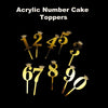Happy Birthday Cake Toppers & Number Cake Toppers