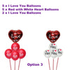 Love Heart Balloon Sets & I Love You Balloons