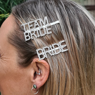 Bride and Team Bride Hair Accessories - Bride Gifts