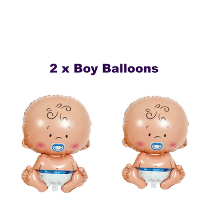 Twins Balloons, Twins Baby Shower Decorations