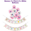 Unicorn Party Decorations - Happy Birthday Banner & Unicorn Balloons