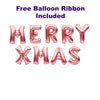 Rose Gold Christmas Decorations, Merry Christmas Balloons Banner